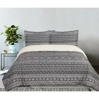 Giant Tiger Regency Living Queen Sherpa Comforter Set - 3pc. offer