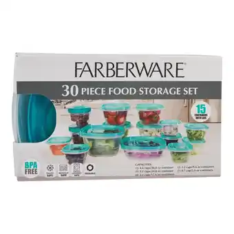 Giant Tiger Farberware Food Storage Set - 30pc. offer
