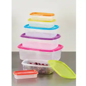 Giant Tiger Farberware Transparent Rainbow Nesting Food Storage Set - 14pc. offer