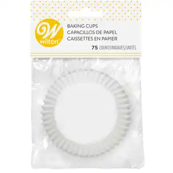 Giant Tiger Wilton Standard White Baking Cups - 75pk. offer