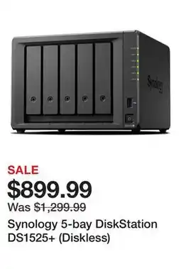 Newegg Synology 5-bay DiskStation DS1525+ (Diskless) offer