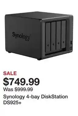 Newegg Synology 4-bay DiskStation DS925+ offer