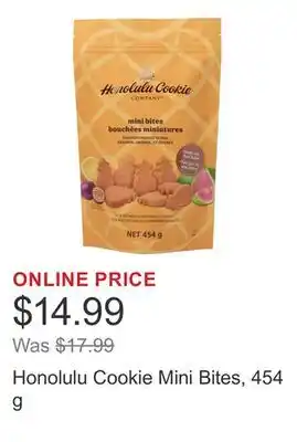 Costco Honolulu Cookie Mini Bites, 454 g offer
