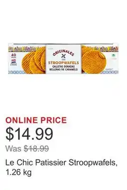 Costco Le Chic Patissier Stroopwafels, 1.26 kg offer