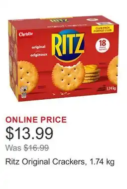 Costco Ritz Original Crackers, 1.74 kg offer