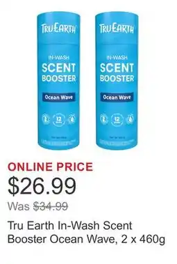 Costco Tru Earth In-Wash Scent Booster Ocean Wave, 2 x 460g offer
