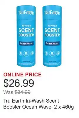 Costco Tru Earth In-Wash Scent Booster Ocean Wave, 2 x 460g offer