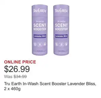 Costco Tru Earth In-Wash Scent Booster Lavender Bliss, 2 x 460g offer
