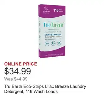 Costco Tru Earth Eco-Strips Lilac Breeze Laundry Detergent, 116 Wash Loads offer