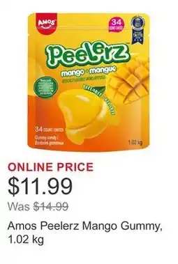 Costco Amos Peelerz Mango Gummy, 1.02 kg offer