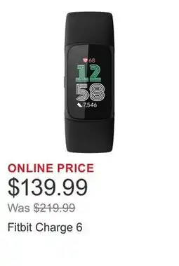 Costco Fitbit Charge 6 offer