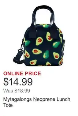 Costco Mytagalongs Neoprene Lunch Tote offer