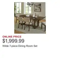 Costco Wilde 7-piece Dining Room Set offer