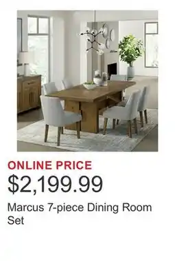 Costco Marcus 7-piece Dining Room Set offer