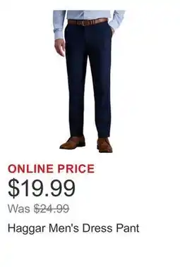 Costco Haggar Men's Dress Pant offer