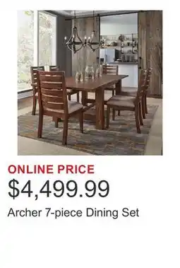 Costco Archer 7-piece Dining Set offer