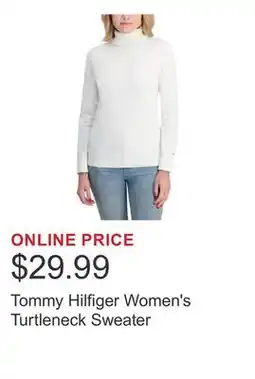 Costco Tommy Hilfiger Women's Turtleneck Sweater offer