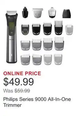 Costco Philips Series 9000 All-In-One Trimmer offer