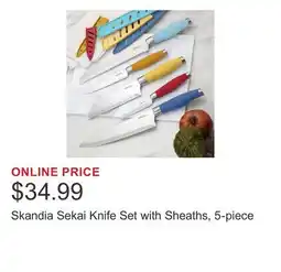 Costco Skandia Sekai Knife Set with Sheaths, 5-piece offer