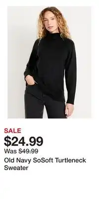 Old Navy Old Navy SoSoft Turtleneck Sweater offer