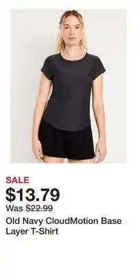Old Navy Old Navy CloudMotion Base Layer T-Shirt offer