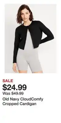 Old Navy Old Navy CloudComfy Cropped Cardigan offer