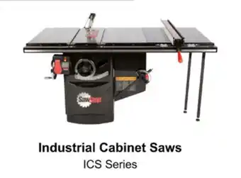Atlas Tools & Machinery Sawstop Industrial Cabinet Saws offer