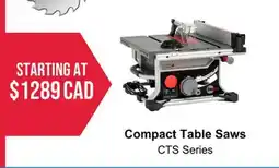 Atlas Tools & Machinery CAD Compact Table Saws offer