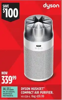 Canadian Tire DYSON HUSHJET COMPACT AIR PURIFIER offer