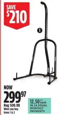 Canadian Tire EVERLAST HEAVY BAG STAND offer