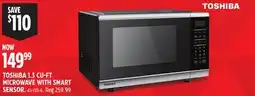Canadian Tire TOSHIBA 1.3 CU-FT MICROWAVE WITH SMART SENSOR offer