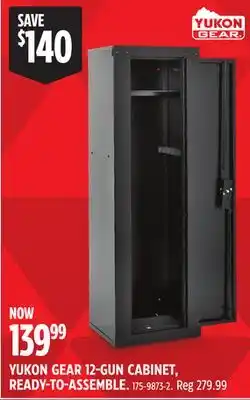 Canadian Tire YUKON GEAR 12-GUN CABINET, READY-TO-ASSEMBLE offer