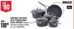 Canadian Tire HERITAGE THE ROCK 10-PC FORGED NON- STICK COOKSET offer
