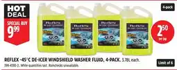 Canadian Tire REFLEX -45°C DE-ICER WINDSHIELD WASHER FLUID, 4-PACK offer