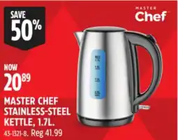 Canadian Tire MASTER CHEF STAINLESS-STEEL KETTLE offer