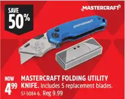 Canadian Tire MASTERCRAFT FOLDING UTILITY KNIFE offer