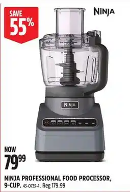 Canadian Tire NINJA PROFESSIONAL FOOD PROCESSOR offer