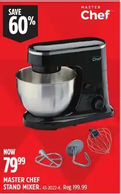 Canadian Tire MASTER CHEF STAND MIXER offer