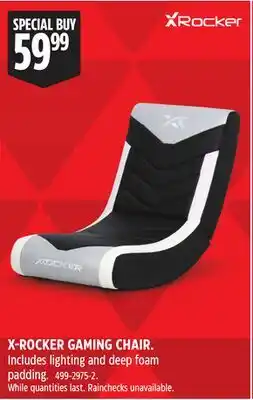 Canadian Tire X-ROCKER GAMING CHAIR offer