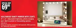 Canadian Tire HOLLYWOOD VANITY MIRROR WITH LIGHTS offer