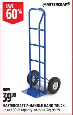Canadian Tire MASTERCRAFT P-HANDLE HAND TRUCK offer