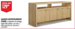 Canadian Tire SAUDER ENTERTAINMENT STAND offer