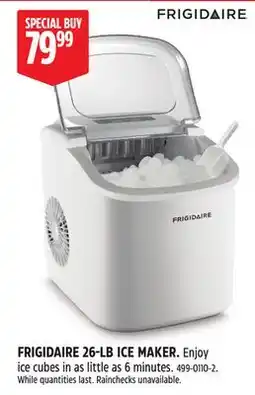 Canadian Tire FRIGIDAIRE 26-LB ICE MAKER offer