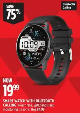 Canadian Tire SMART WATCH WITH BLUETOOTH CALLING offer