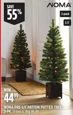 Canadian Tire NOMA PRE-LIT PATTON POTTED TREE offer
