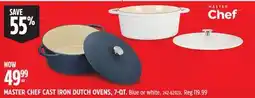 Canadian Tire MASTER CHEF CAST IRON DUTCH OVENS, 7-QT offer