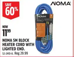 Canadian Tire NOMA 5M BLOCK HEATER CORD WITH LIGHTED END offer