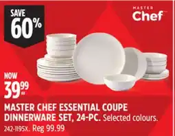 Canadian Tire MASTER CHEF ESSENTIAL COUPE DINNERWARE SET offer