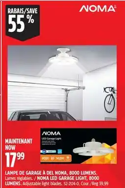 Canadian Tire NOMA LED GARAGE LIGHT, 8000 LUMENS offer