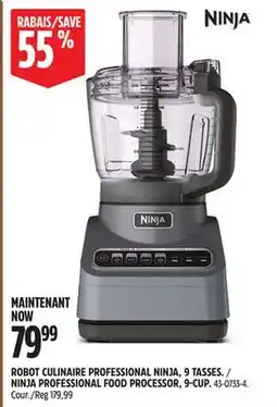 Canadian Tire NINJA PROFESSIONAL FOOD PROCESSOR, 9-CUP offer